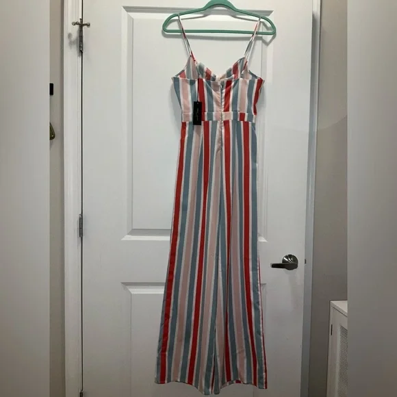 Striped Multicolor Jumpsuits - Picture 2 of 9